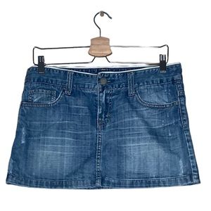 AEO American Eagle Outfitters Denim Jean Mini Skirt Size 8
